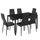 Table a manger noir laque