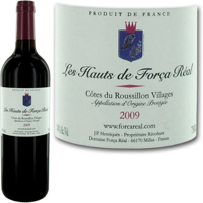 2011   Achat / Vente VIN ROUGE Hauts de Força Real 2011  