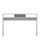 LINE Console - Contemporain - Mélaminée blanc et t