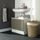 GALET Meuble sous lavabo L 60 cm - Blanc et taupe