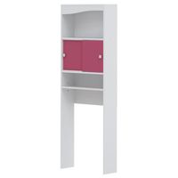 COLONNE - ARMOIRE WC GALET Meuble WC ou machine à laver L 64 cm - Rose COLONNE - ARMOIRE WC GALET Meuble WC ou machine à laver L 64 cm - Rose