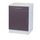 TRENDY 7 Meuble bas 1 porte 1 tiroir L60 cm Parme