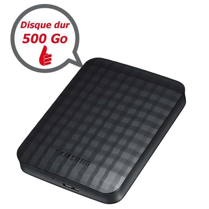 Samsung HX M500UAB/G 500 Go Noir   Achat / Vente DISQUE DUR EXTERNE