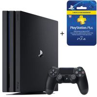 CONSOLE PS4 PS4 Pro Noire 1 To + Abonnement PlayStation Plus 3 CONSOLE PS4 PS4 Pro Noire 1 To + Abonnement PlayStation Plus 3