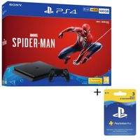 CONSOLE PS4 NOUVEAUTÉ Pack PS4 1 To Noire + Marvel's Spider-Man + Abonne CONSOLE PS4 NOUVEAUTÉ Pack PS4 1 To Noire + Marvel's Spider-Man + Abonne