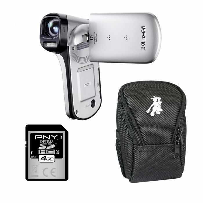 SANYO Xacti VPC CG20 Silver + accessoires   Achat / Vente CAMESCOPE