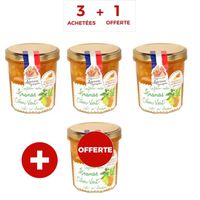 CONFITURE - MARMELADE LOT DE 3 Confiture Extra Ananas et Citron Vert - 3 CONFITURE - MARMELADE LOT DE 3 Confiture Extra Ananas et Citron Vert - 3