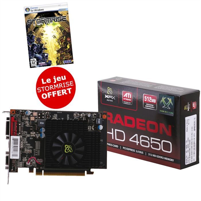 HD 4650 512 Mo OC   Achat / Vente CARTE GRAPHIQUE XFX ATI HD 4650 512