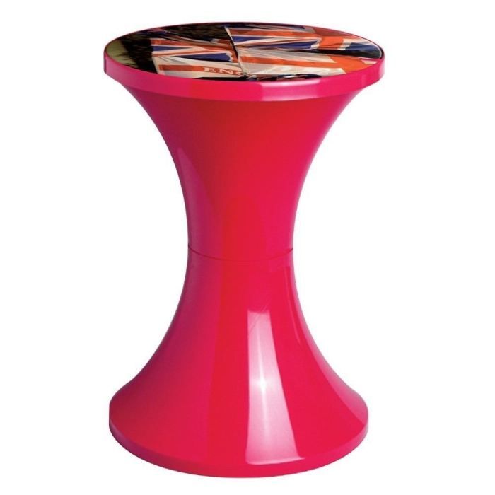  Rouge   Motif  Uni.Dimensions  Hauteur 72 cm Diamètre 30 cm