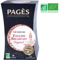 THÉ PAGES Thé Noir English Breakfast - Bio THÉ PAGES Thé Noir English Breakfast - Bio