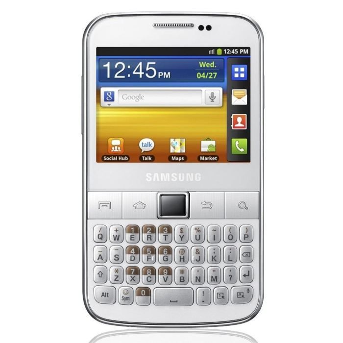 SAMSUNG SGH B5510 Galaxy Y Pro Blanc   Achat / Vente SMARTPHONE