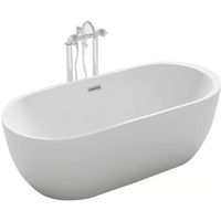 BAIGNOIRE - KIT BALNEO Baignoire ilot ovale design 170x80 cm en acrylique BAIGNOIRE - KIT BALNEO Baignoire ilot ovale design 170x80 cm en acrylique