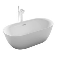 BAIGNOIRE - KIT BALNEO Baignoire ilot ovale design 170x80 cm en acrylique BAIGNOIRE - KIT BALNEO Baignoire ilot ovale design 170x80 cm en acrylique