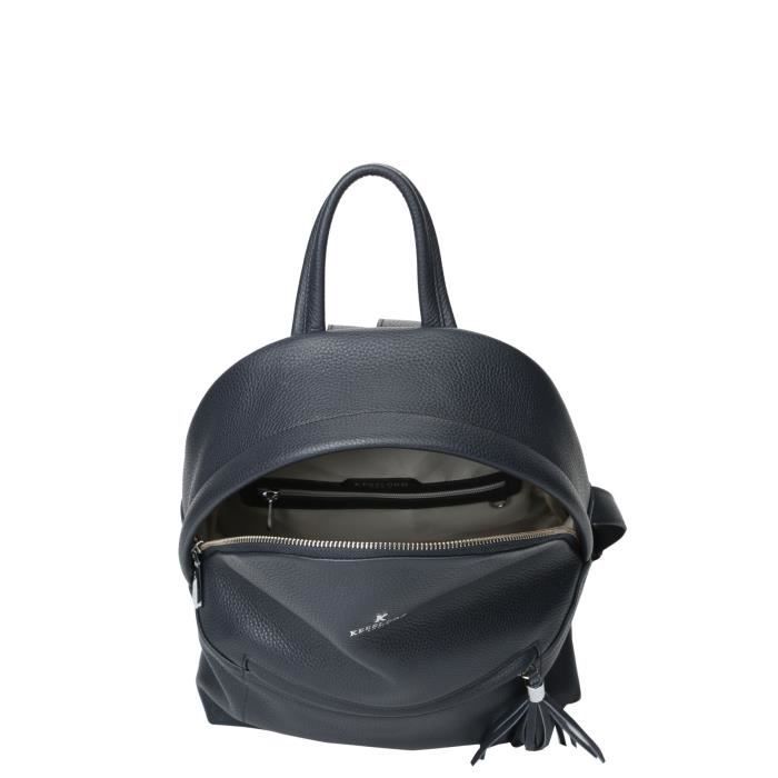 8v8Oqz Dos En Marine Sac Grainé A KESSLORD Veau Cuir de Femme OLIVIA wqqvPSxB