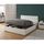 BAHIA Lit coffre adulte contemporain simil blanc +