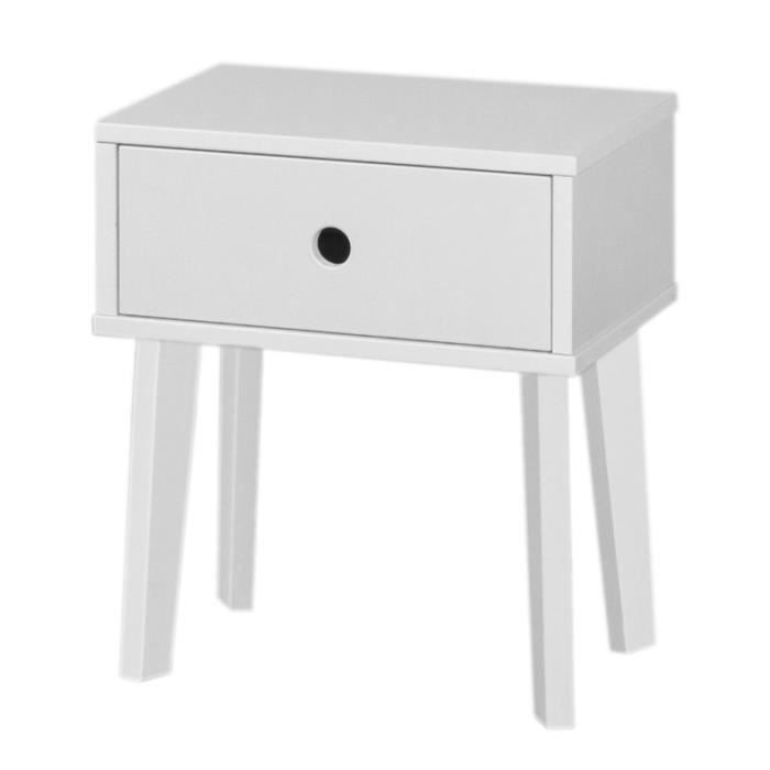 SACHA Chevet enfant scandinave blanc laqué - L 40 cm - Achat / Vente ... SACHA Chevet enfant scandinave blanc laqué - L 40 cm - Achat / Vente ...