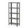 METALIK Etagère industriel gris anthracite laqué -