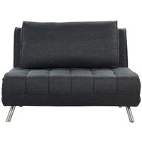 BZ LUCY02 Banquette BZ 2 places - Tissu gris anthraci BZ LUCY02 Banquette BZ 2 places - Tissu gris anthraci