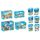 PLAYMOBIL - Gamme Family Fun - L'Aquarium - Lot de