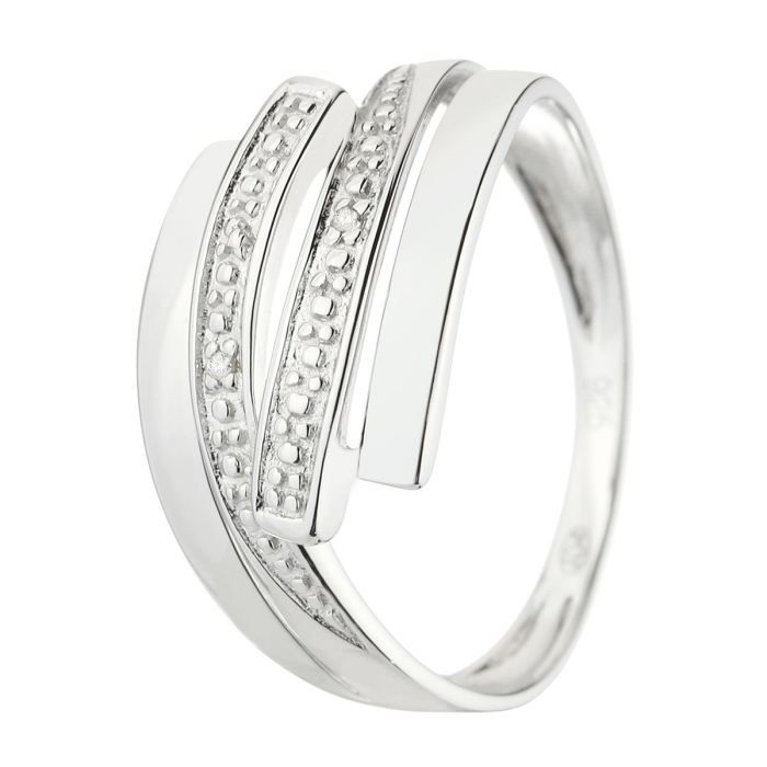 MONTE CARLO STAR Bague Femme Blanc   Achat / Vente BAGUE   CHEVALIERE