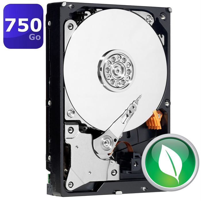 Disque dur 750 Go   5400 trs/min (IntelliPower, performance dun 7200