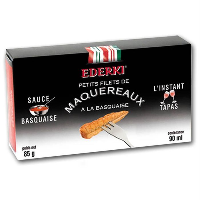 Filets de Maquereaux à la Basquaise 85gr   Achat / Vente AUTRE