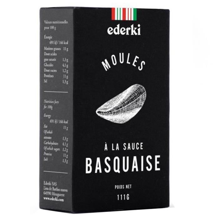 Moules Sauces Basquaise 111gr   Achat / Vente AUTRE CONSERVE POISSON