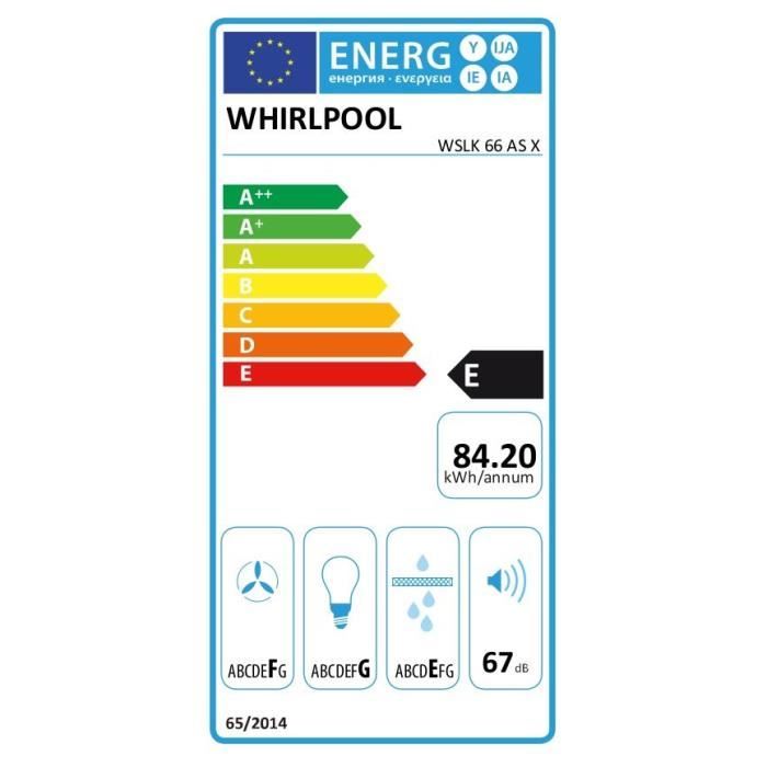 WSLK66ASX - Hotte - Recyclage ou Evacuation -1
