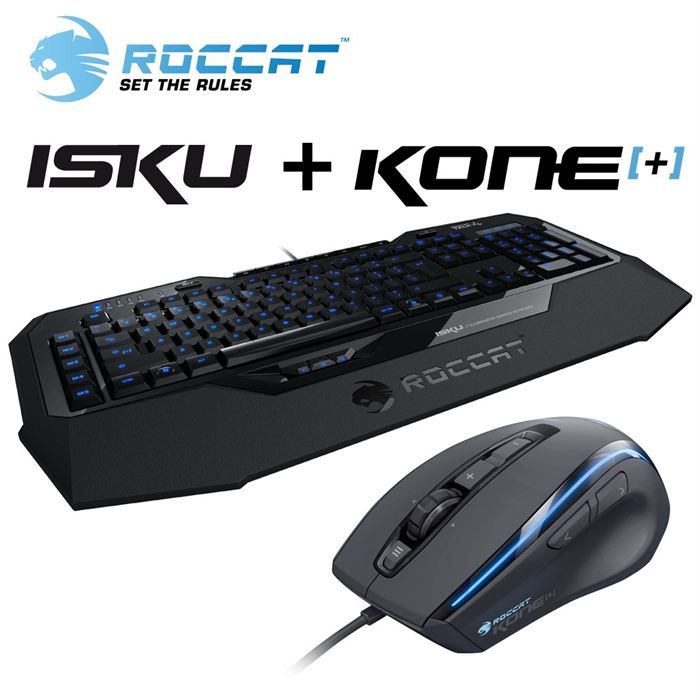 Roccat Isku (ROC 12 700) + Roccat Kone+ (ROC 11 801)   Garantie 1 an