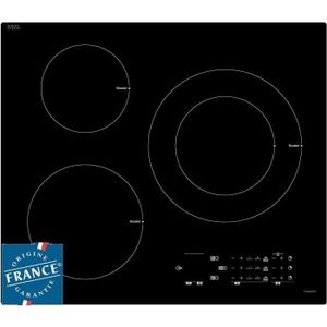 SAUTER SPI5361B Table de cuisson induction - 3 zones - 7200W - L60 x P52cm - Revêtement verre - Noir SAUTER SPI5361B Table de cuisson induction - 3 zones - 7200W - L60 x P52cm - Revêtement verre - Noir