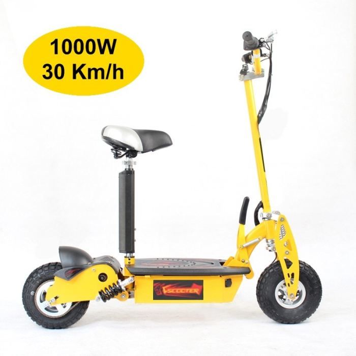 Trottinette électrique 1000W Jaune   Achat / Vente TROTTINETTE TrottI