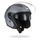 Casque jet gris