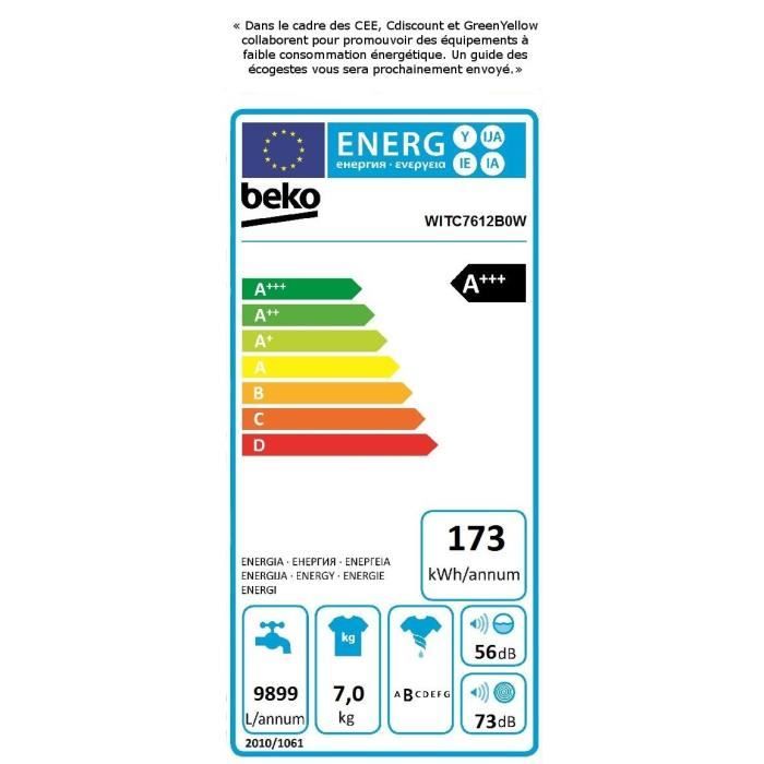  WITC7612B0W-Lave linge frontal encastrable-71