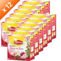 INFUSION LIPTON Infusion Rose Litchi 20 sachets (x12) INFUSION LIPTON Infusion Rose Litchi 20 sachets (x12)