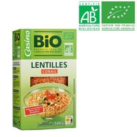 LÉGUMES SECS LENTILLE CORAIL 500G CO BIO (X24) LÉGUMES SECS LENTILLE CORAIL 500G CO BIO (X24)