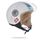 Casque jet blanc