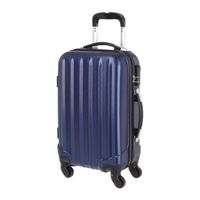 VALISE - BAGAGE Valise en ABS Bleu 4 Roues 50x35x20 cm VALISE - BAGAGE Valise en ABS Bleu 4 Roues 50x35x20 cm