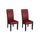 CUBA Lot de 2 chaises de salle à manger - Simili b