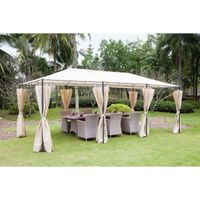TONNELLE - BARNUM Tonnelle de jardin - En acier polyester - 6 x 3 m TONNELLE - BARNUM Tonnelle de jardin - En acier polyester - 6 x 3 m