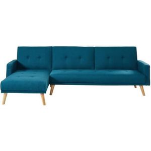 Canape Convertible Bleu Achat Vente Canape Lit Pas Cher Cdiscount