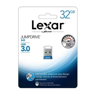 Lexar Clé USB 3.0 JumpDrive 32GB LJDS45-32GABEU Bleu