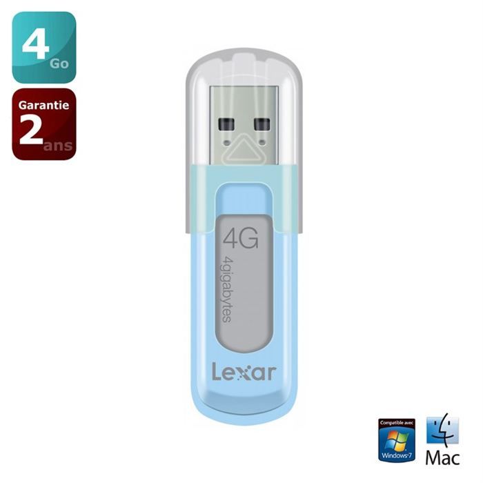 Lexar JumpDrive v10 4 Go   Achat / Vente CLE USB Lexar JumpDrive v10 4