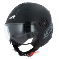 CASQUE MOTO SCOOTER ASTONE Casque Jet Mini Sport Cooper Noir et Gris CASQUE MOTO SCOOTER ASTONE Casque Jet Mini Sport Cooper Noir et Gris