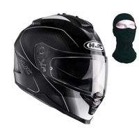 CASQUE MOTO SCOOTER HJC Is17 Arcus Casque Intégral Noir + Cagoule CASQUE MOTO SCOOTER HJC Is17 Arcus Casque Intégral Noir + Cagoule