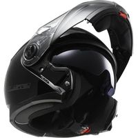 CASQUE MOTO SCOOTER LS2 Casque Modulable Strob Noir Mat + Cagoule CASQUE MOTO SCOOTER LS2 Casque Modulable Strob Noir Mat + Cagoule