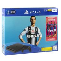 CONSOLE PS4 Pack PS4 500 Go Noire + FIFA 19 CONSOLE PS4 Pack PS4 500 Go Noire + FIFA 19