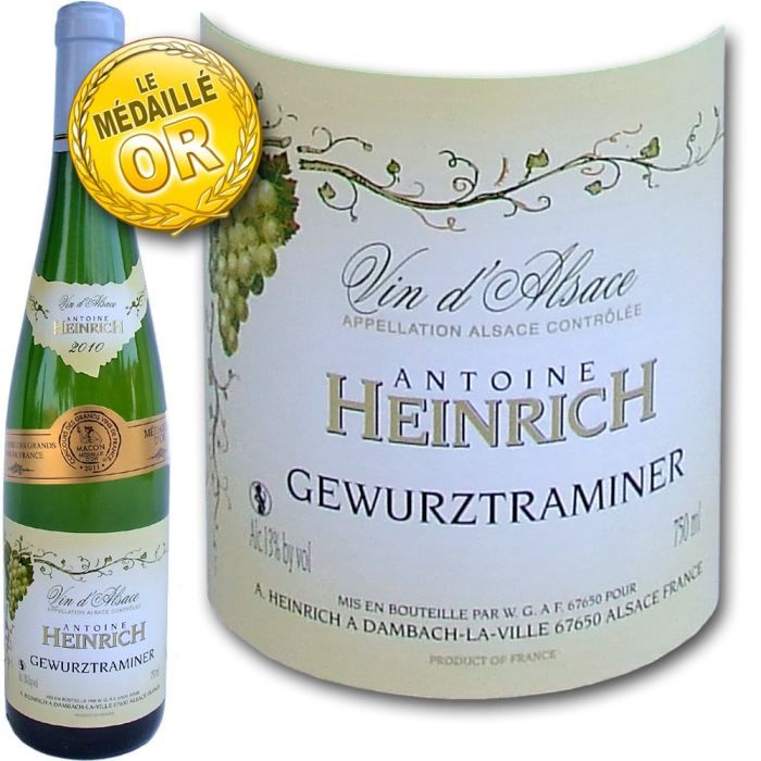 2010   Achat / Vente VIN BLANC Heinrich Gewurztraminer 2010