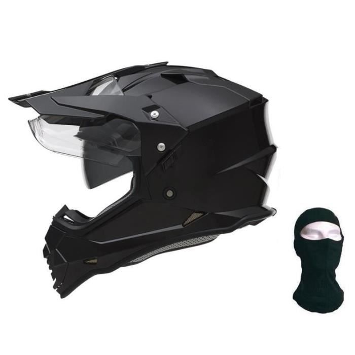 Nox Casque Cross N312 Cagoule Noir Mat Achat Vente Casque