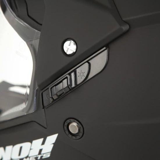 Nox Casque Cross N312 Cagoule Noir Mat Achat Vente Casque