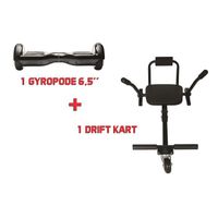 HOVERBOARD Hoverboard + Kit kart - Super drift pack noir - pa HOVERBOARD Hoverboard + Kit kart - Super drift pack noir - pa